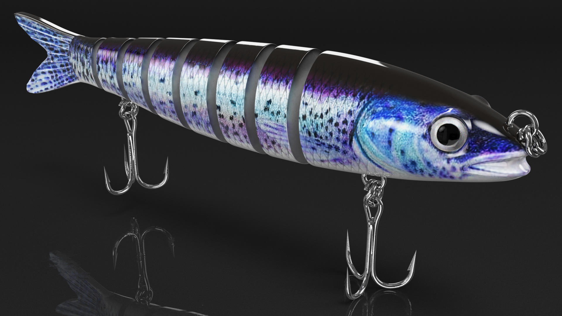 Multi Jointed Swimbait Lure 3D