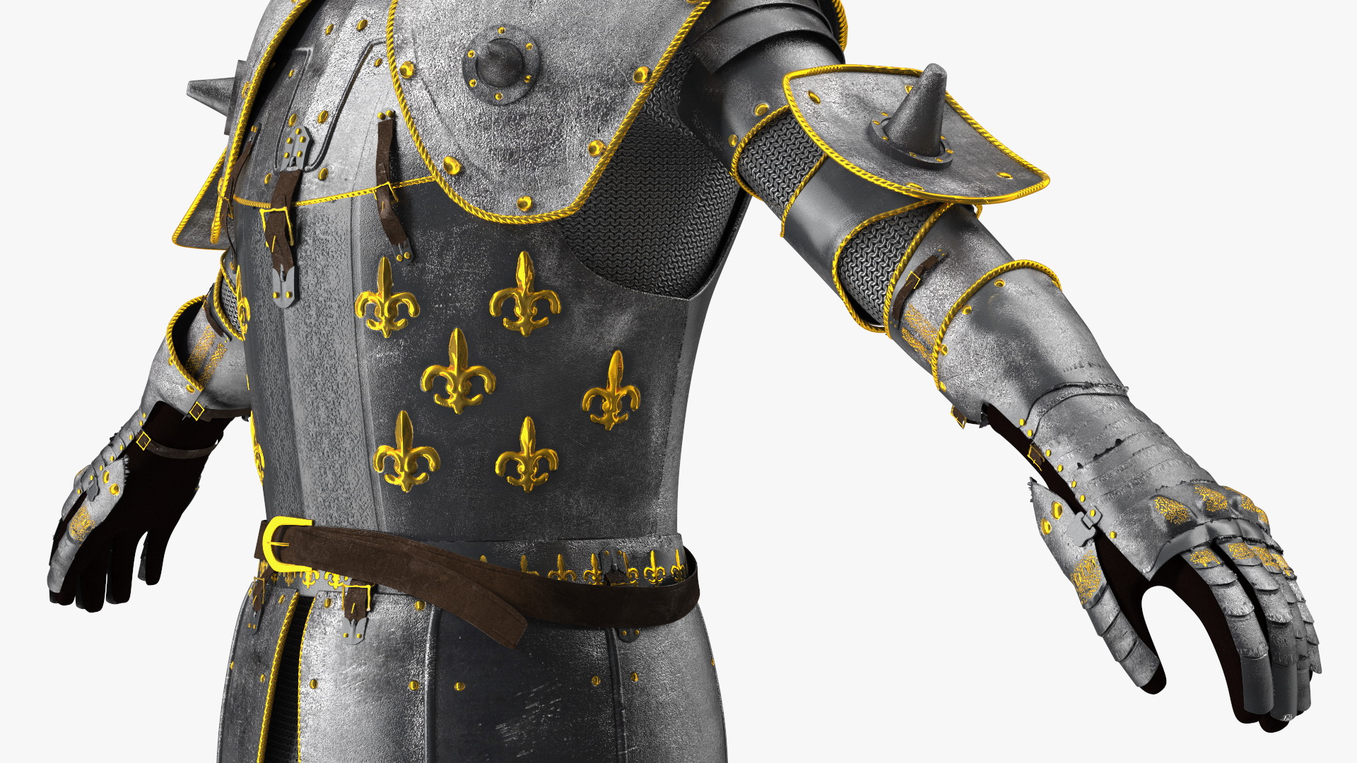 3D Medieval Knight Armor Suit