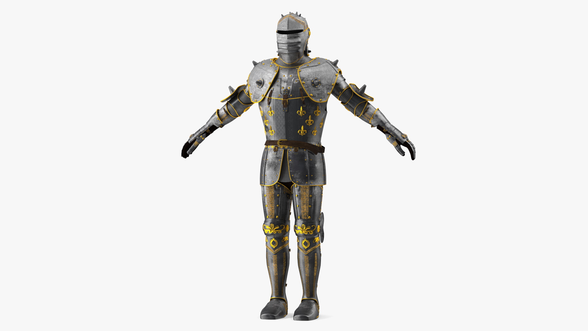 3D Medieval Knight Armor Suit