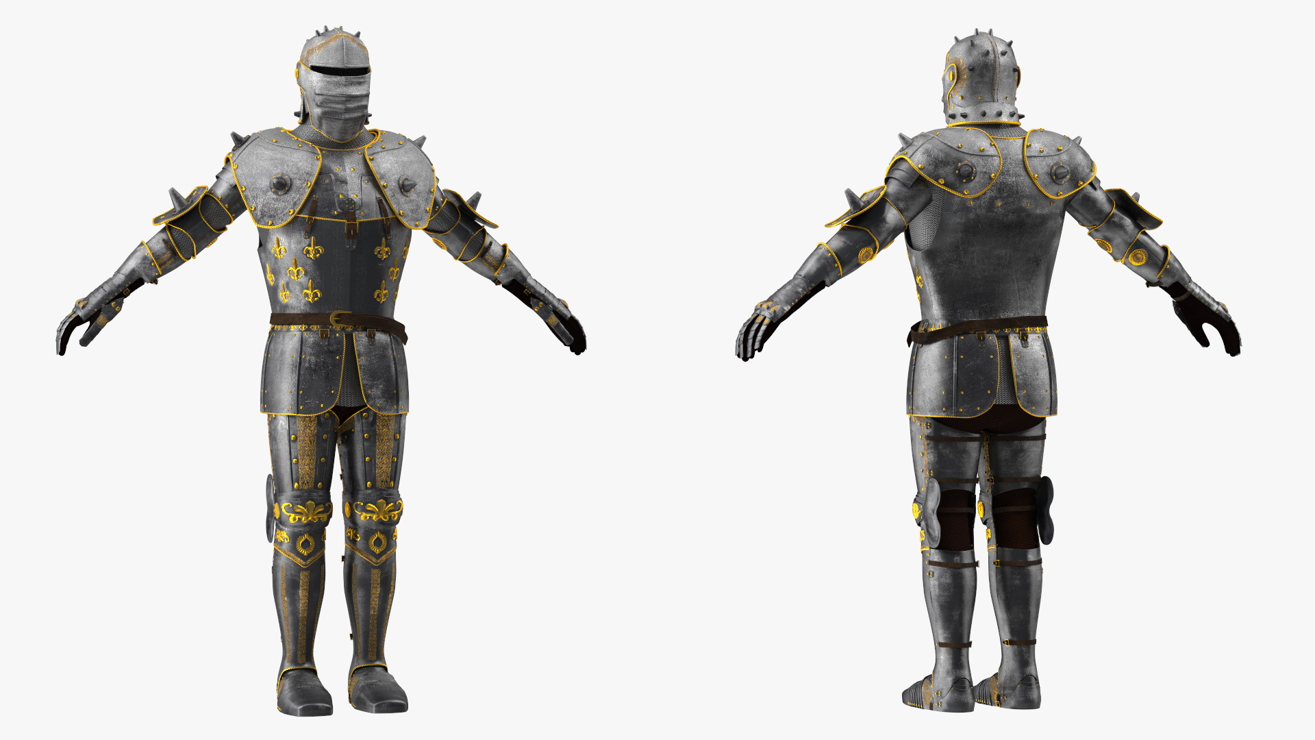 3D Medieval Knight Armor Suit