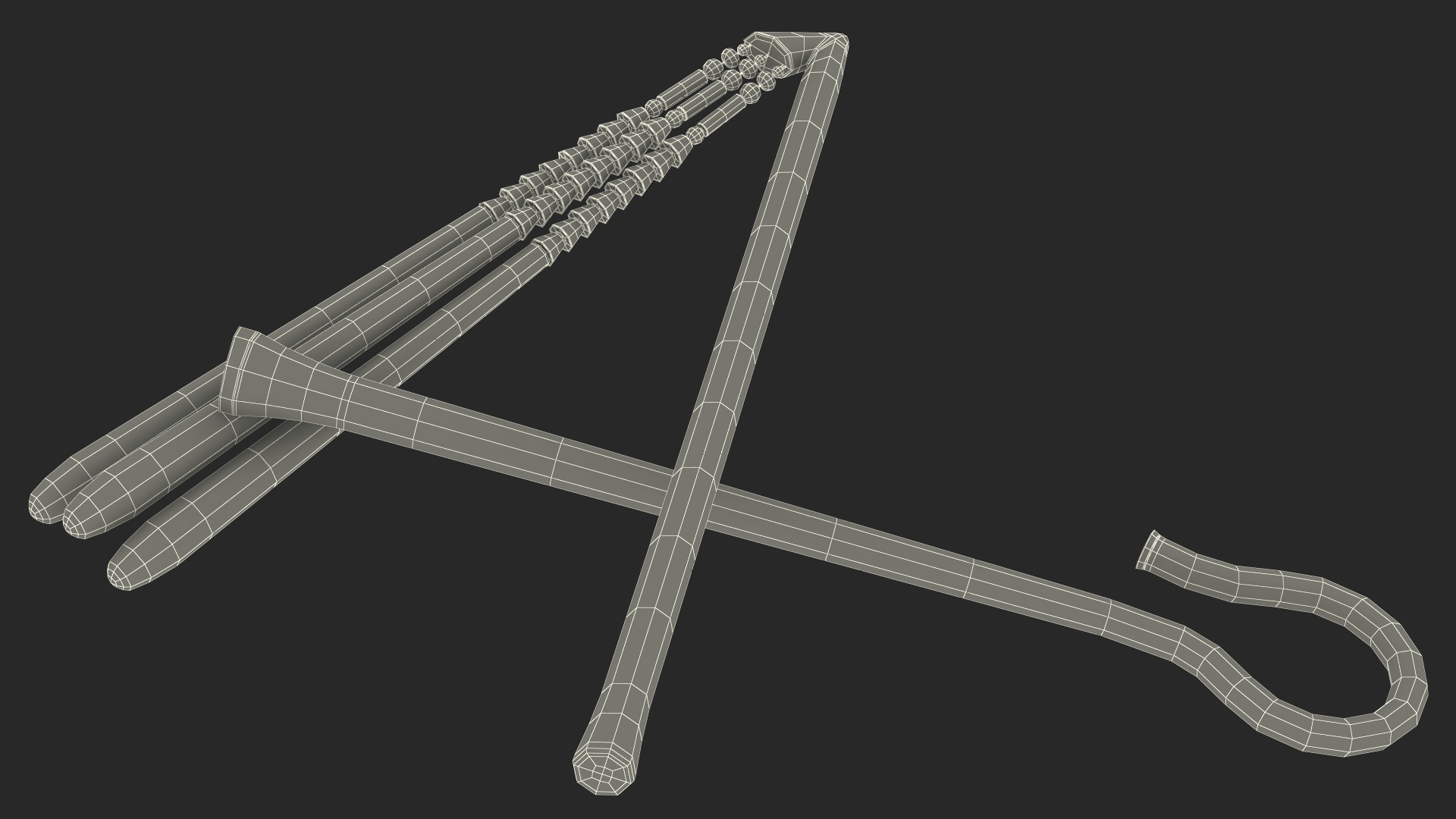 3D Egyptian Pharaoh Rigged model
