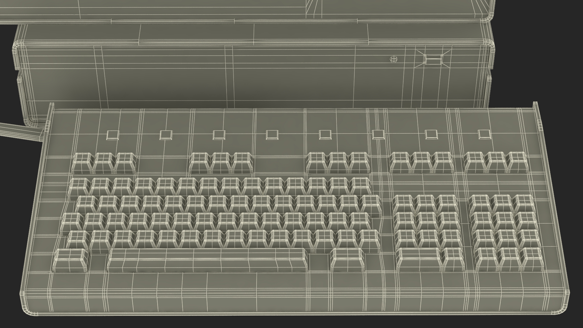 3D model DVK-2 Retro Computer