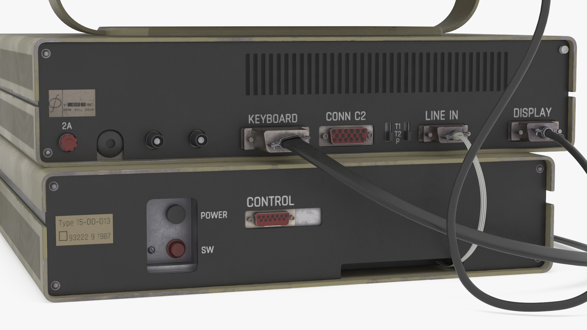3D model DVK-2 Retro Computer