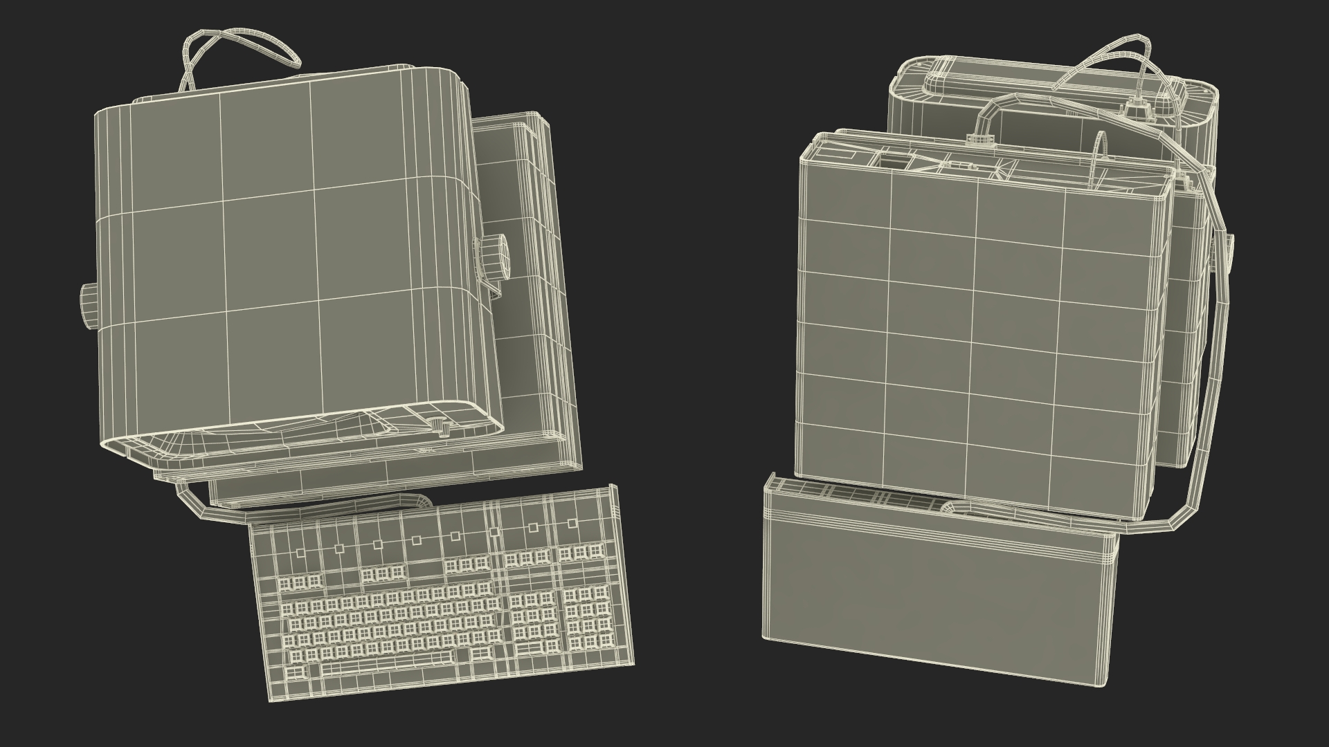 3D model DVK-2 Retro Computer