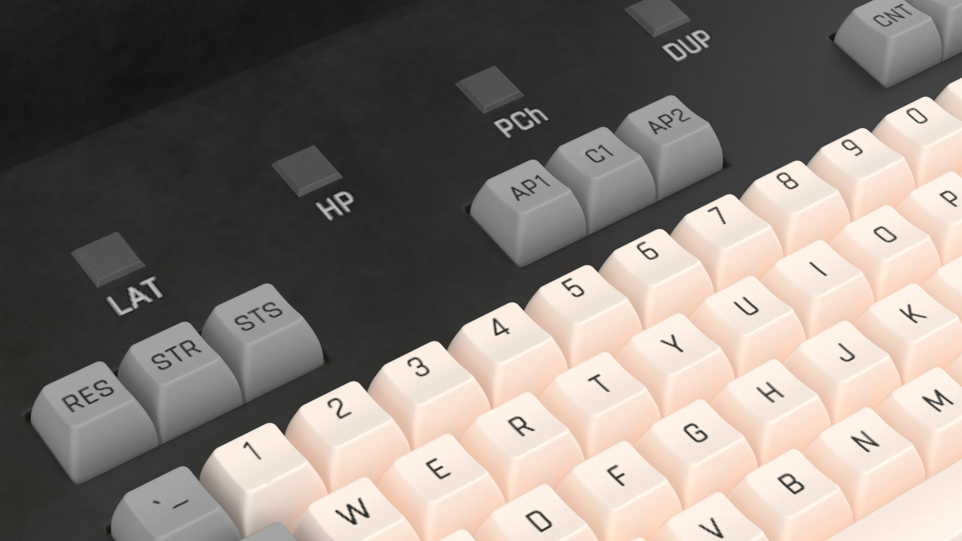 3D model DVK-2 Retro Computer