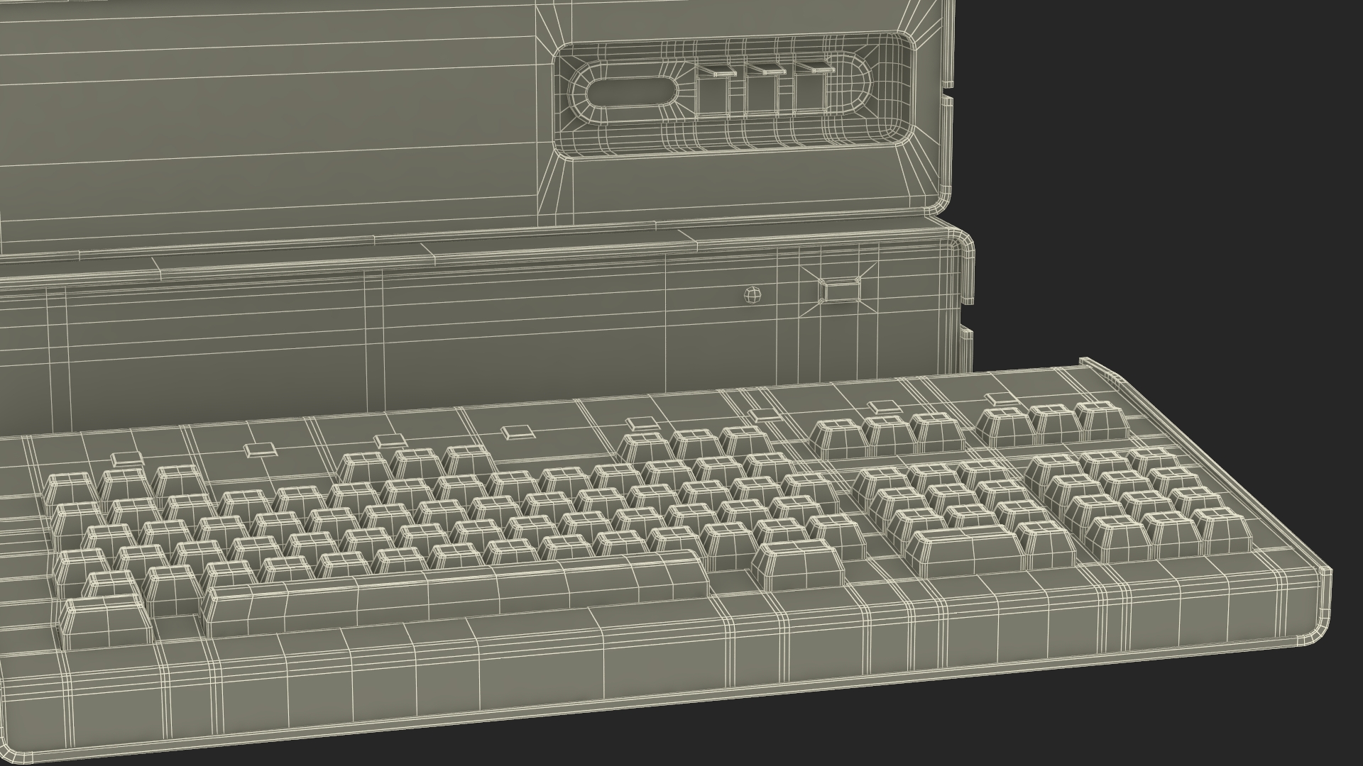 3D model DVK-2 Retro Computer