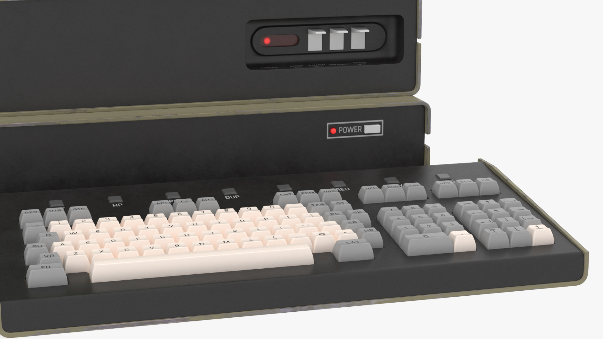 3D model DVK-2 Retro Computer