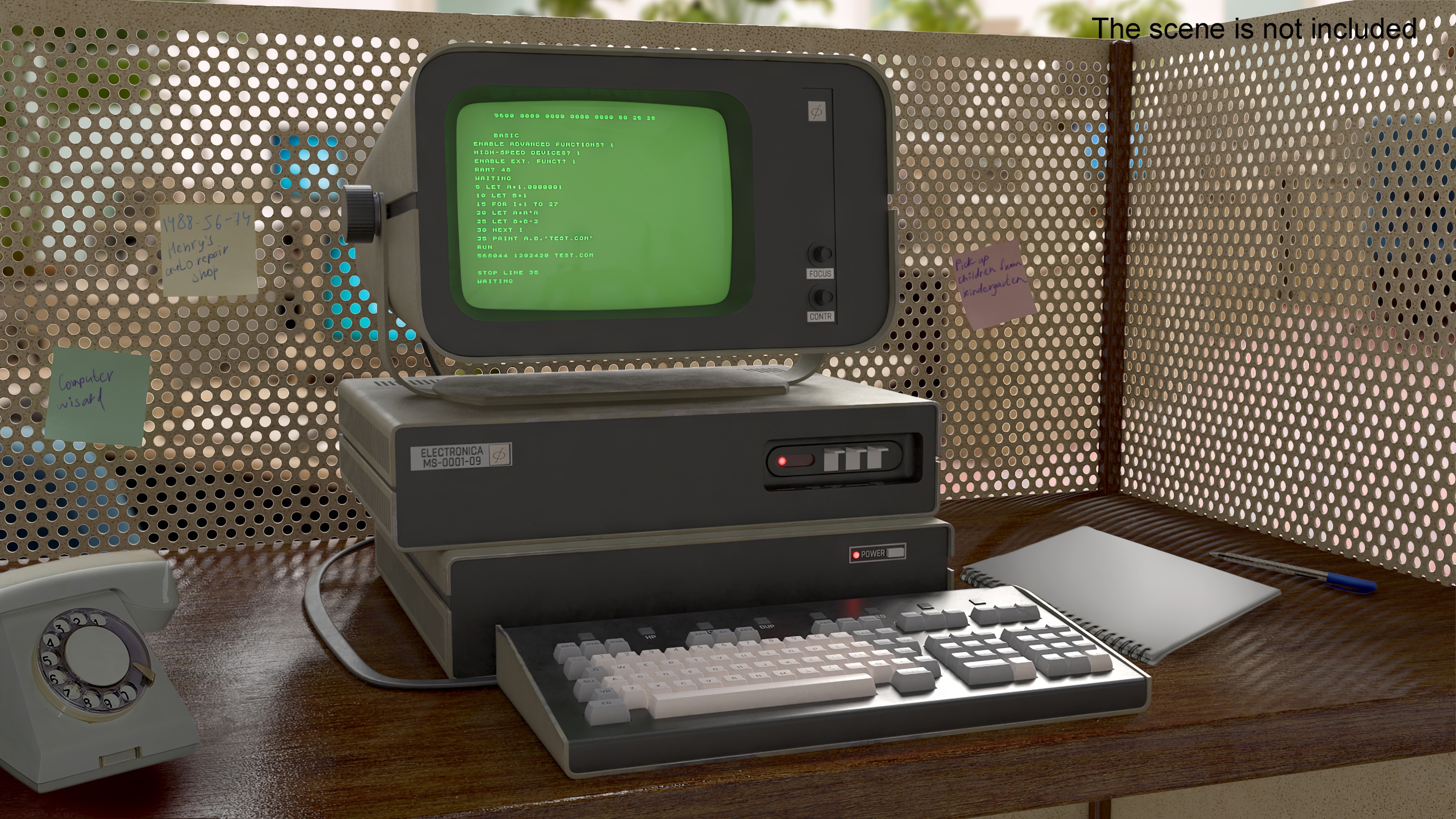 3D model DVK-2 Retro Computer
