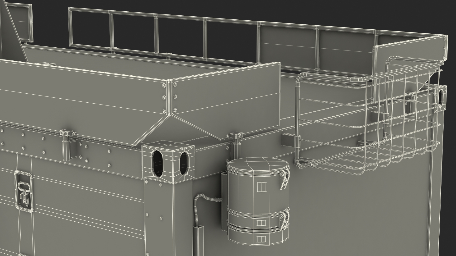 3D model Missile Control Unit