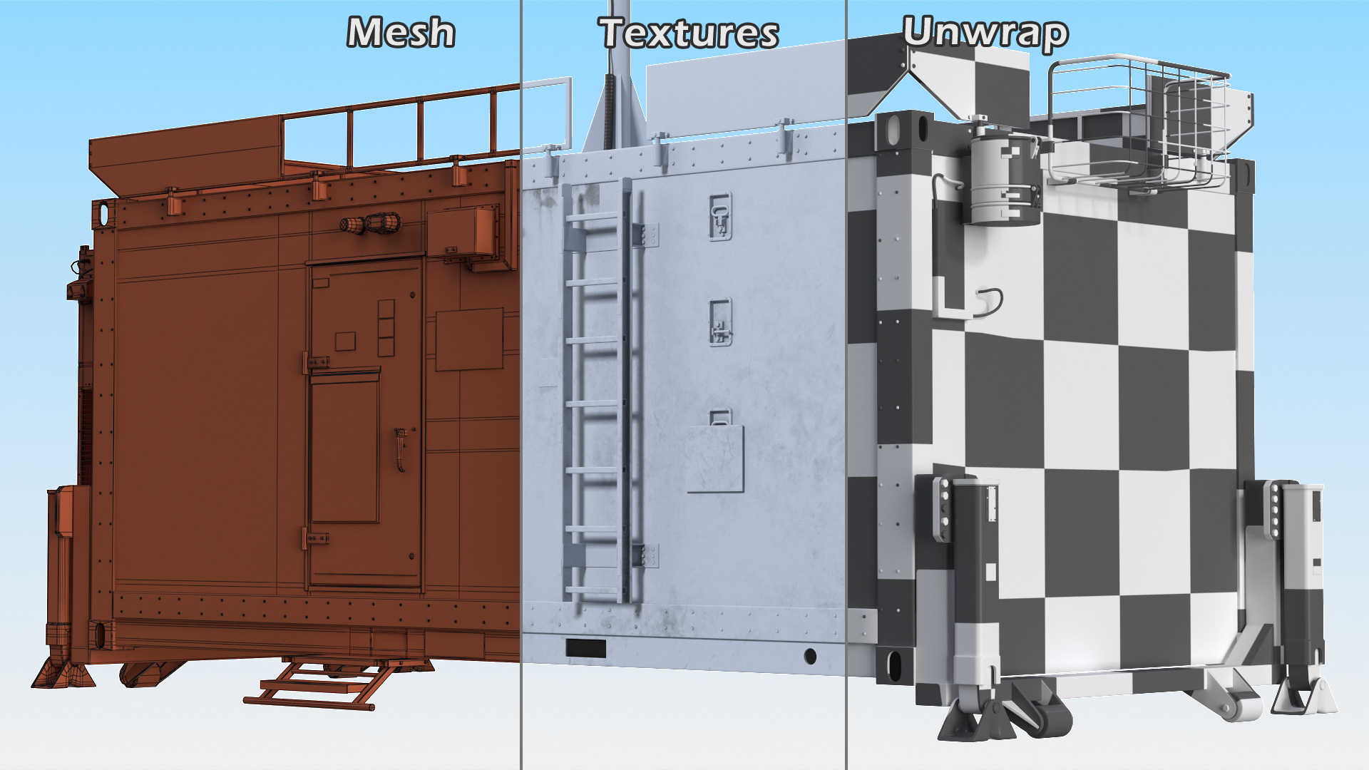 3D model Missile Control Unit