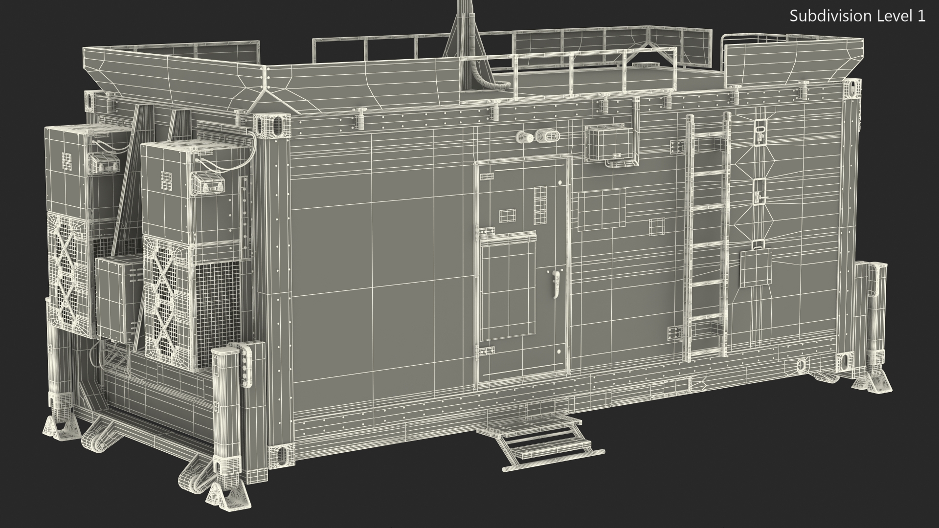 3D model Missile Control Unit