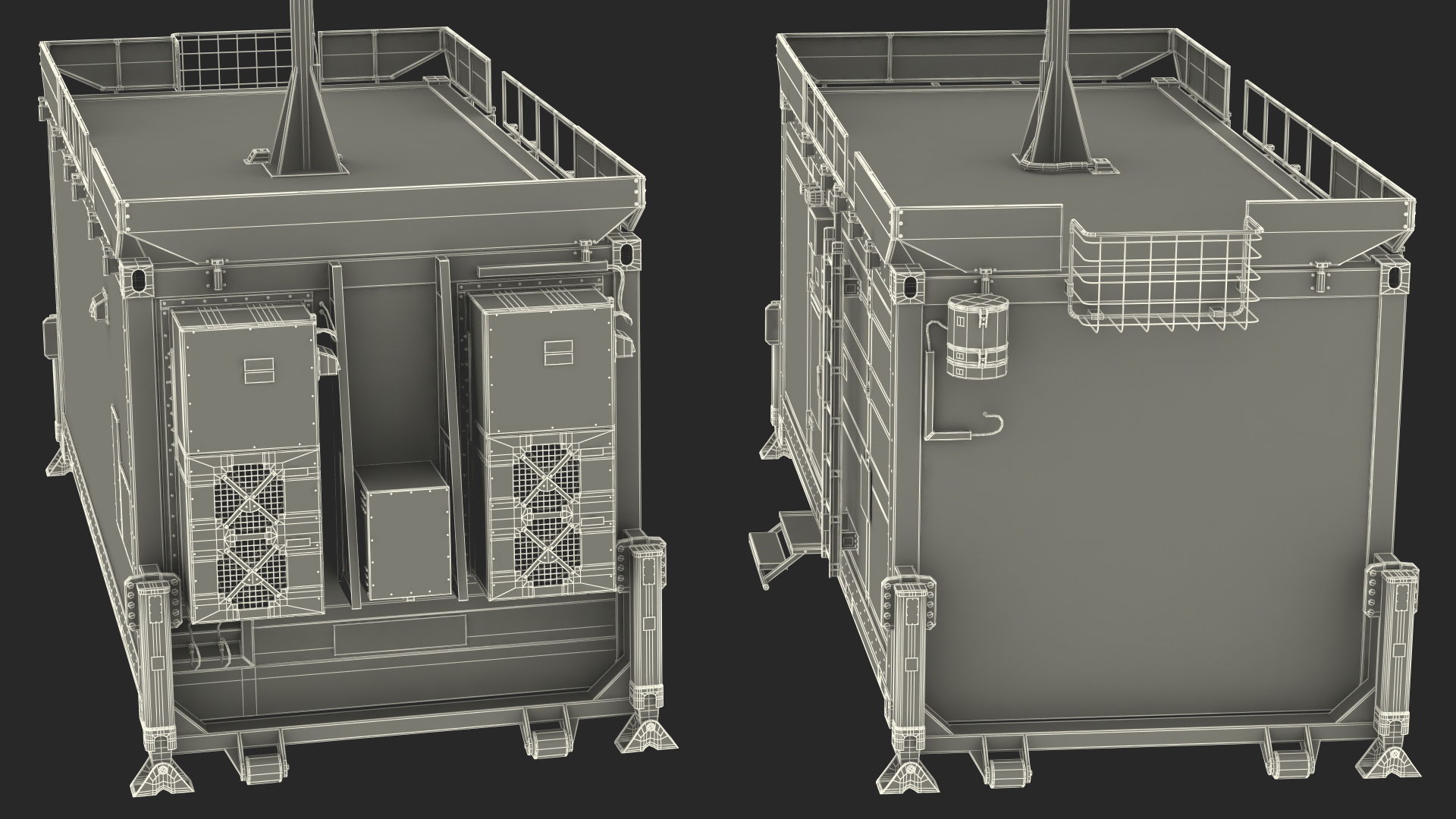 3D model Missile Control Unit
