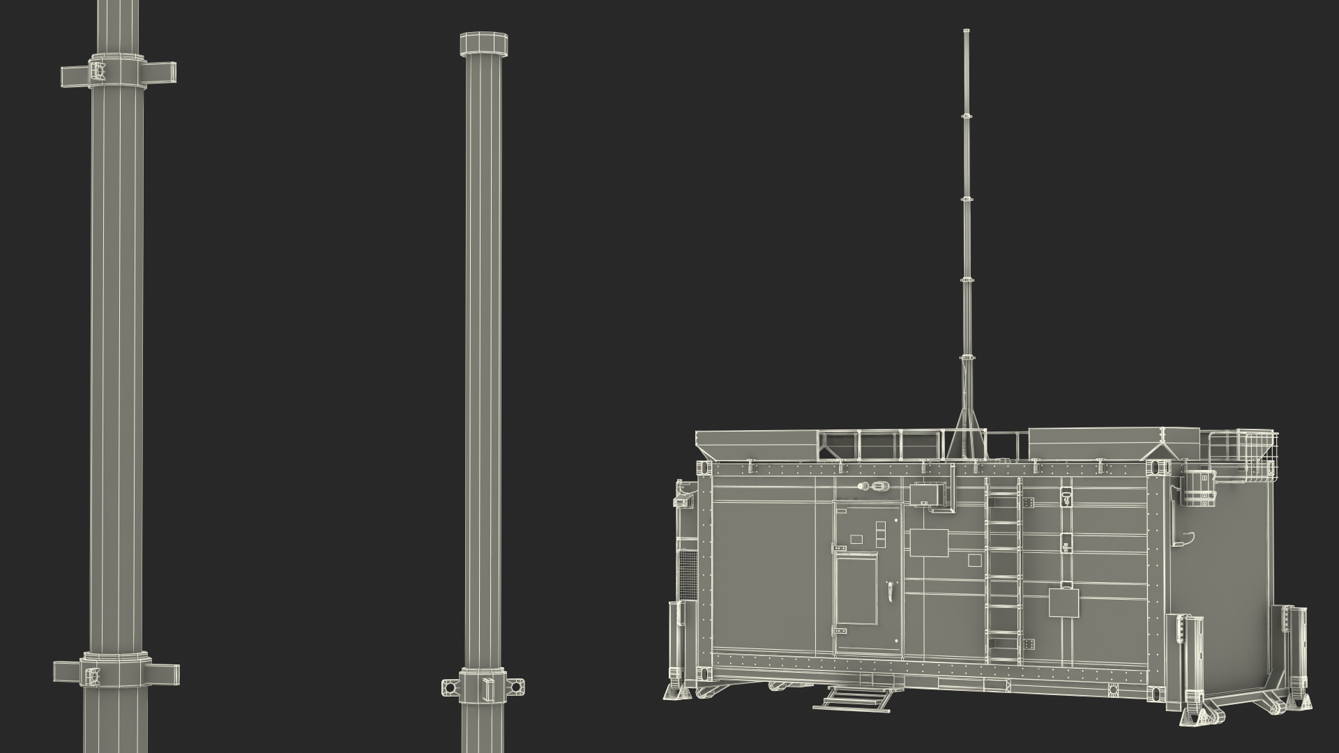 3D model Missile Control Unit