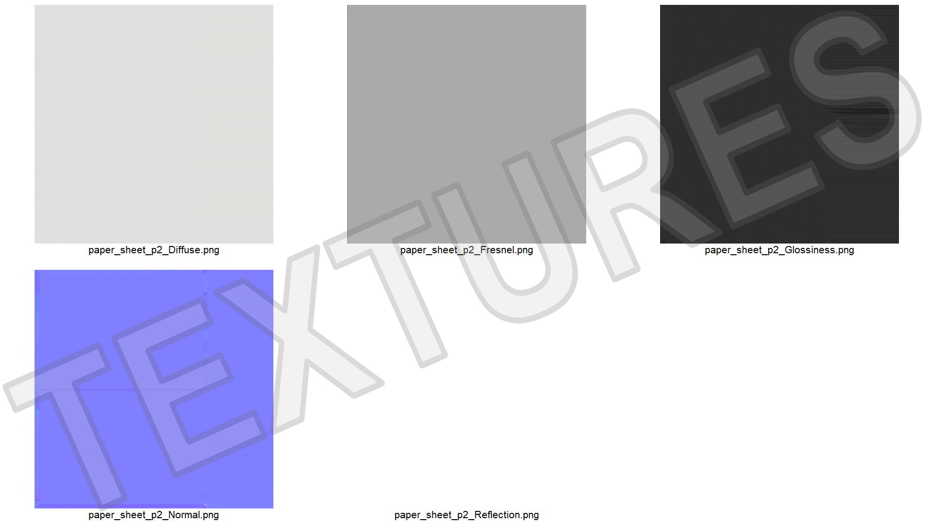 3D model Paper Sheet With Two Curled Corners