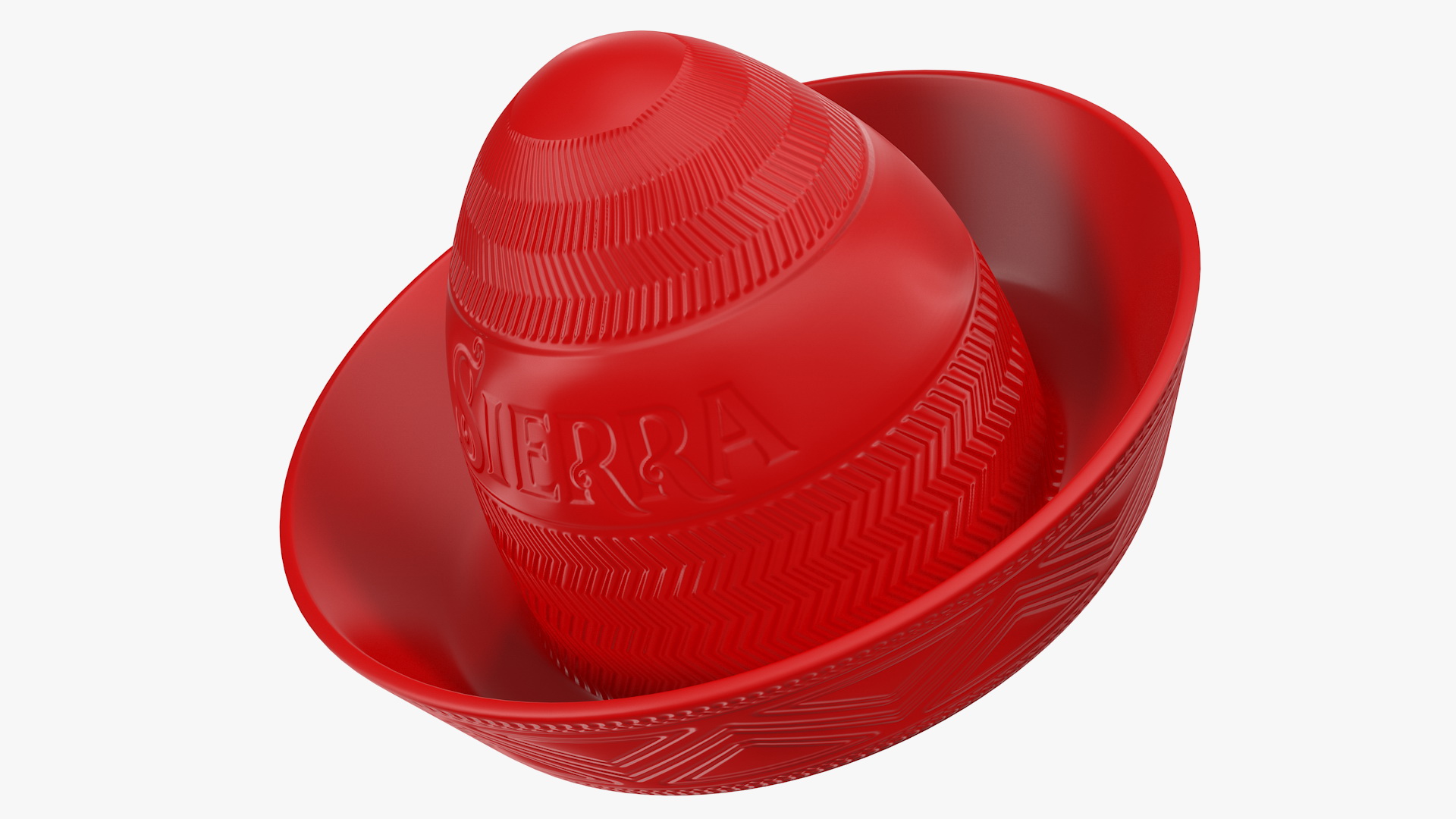 Tequila Salt Shaker Hat Cap 3D