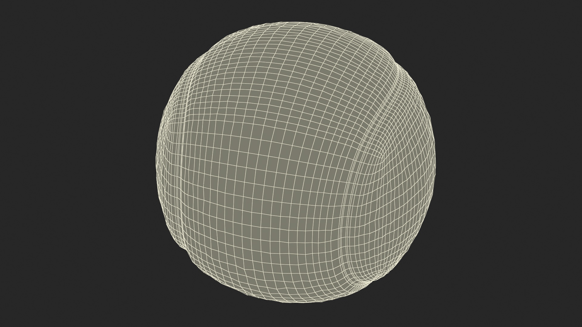 3D model Tennis Ball with Fur