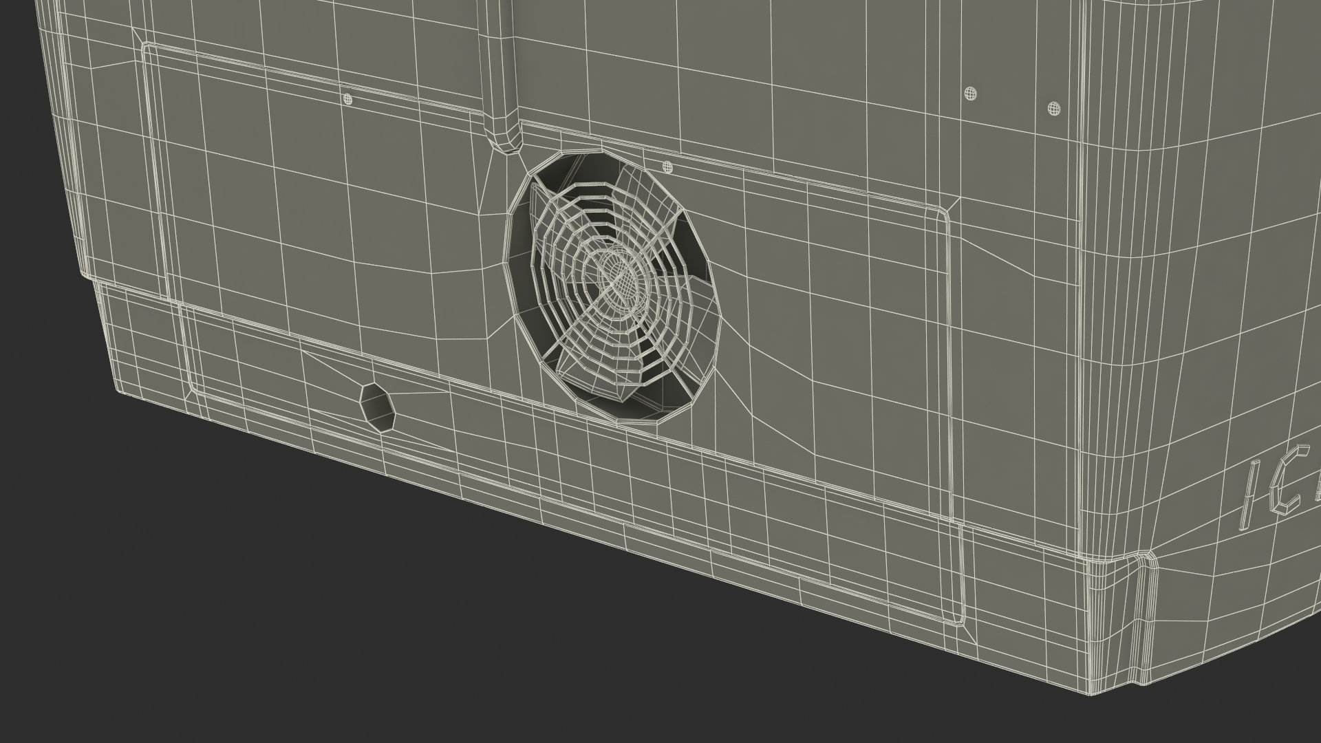 Vintage Cooler Coca Cola 3D model