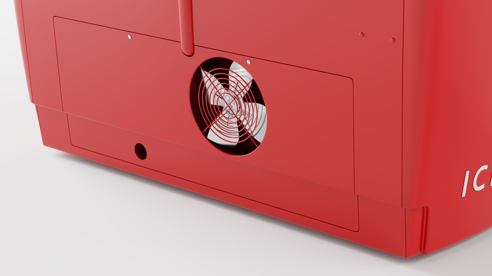 Vintage Cooler Coca Cola 3D model