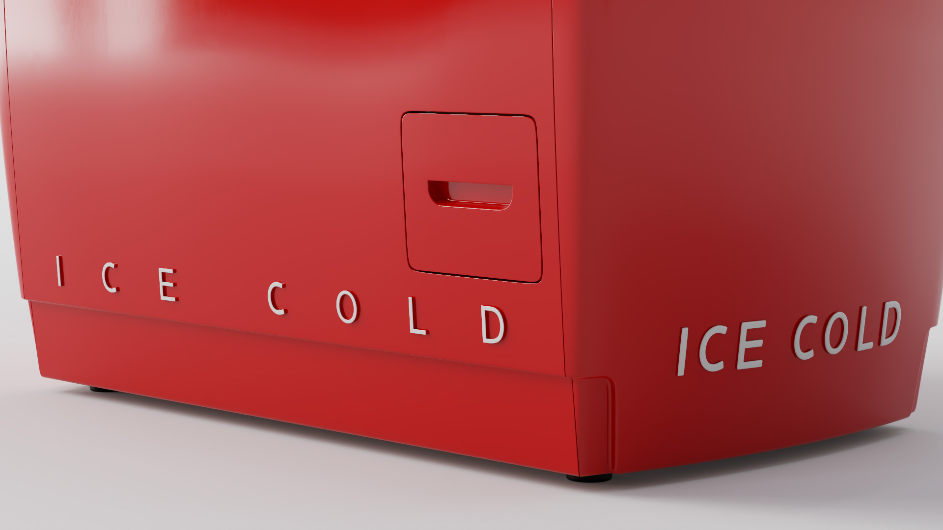 Vintage Cooler Coca Cola 3D model