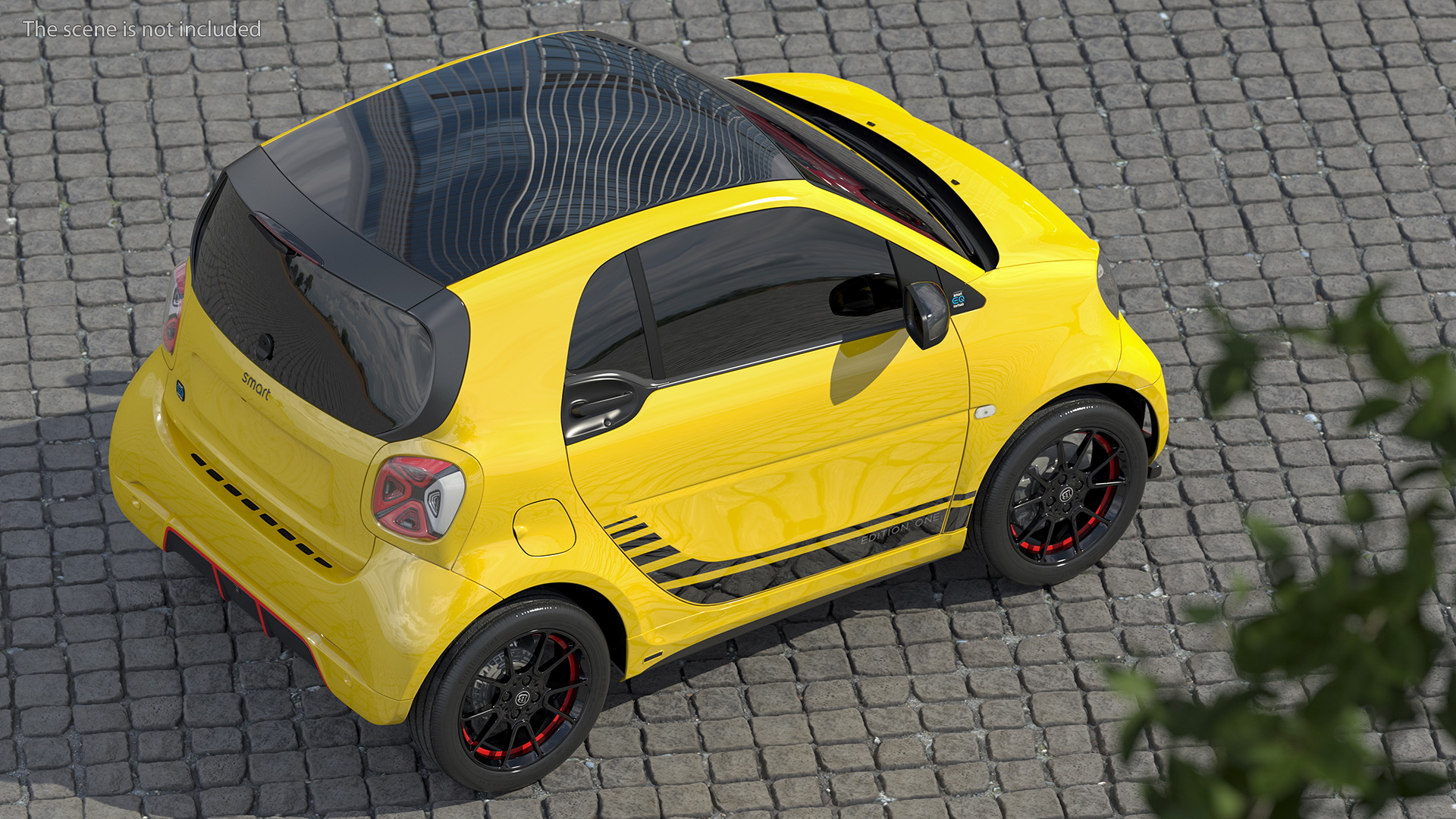 3D Smart EQ Fortwo Coupe Electric Simple Interior