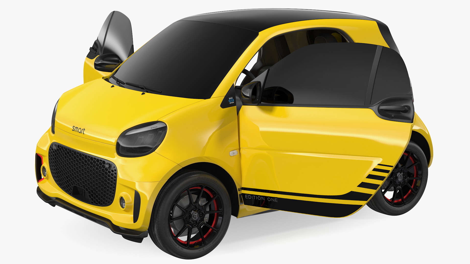 3D Smart EQ Fortwo Coupe Electric Simple Interior