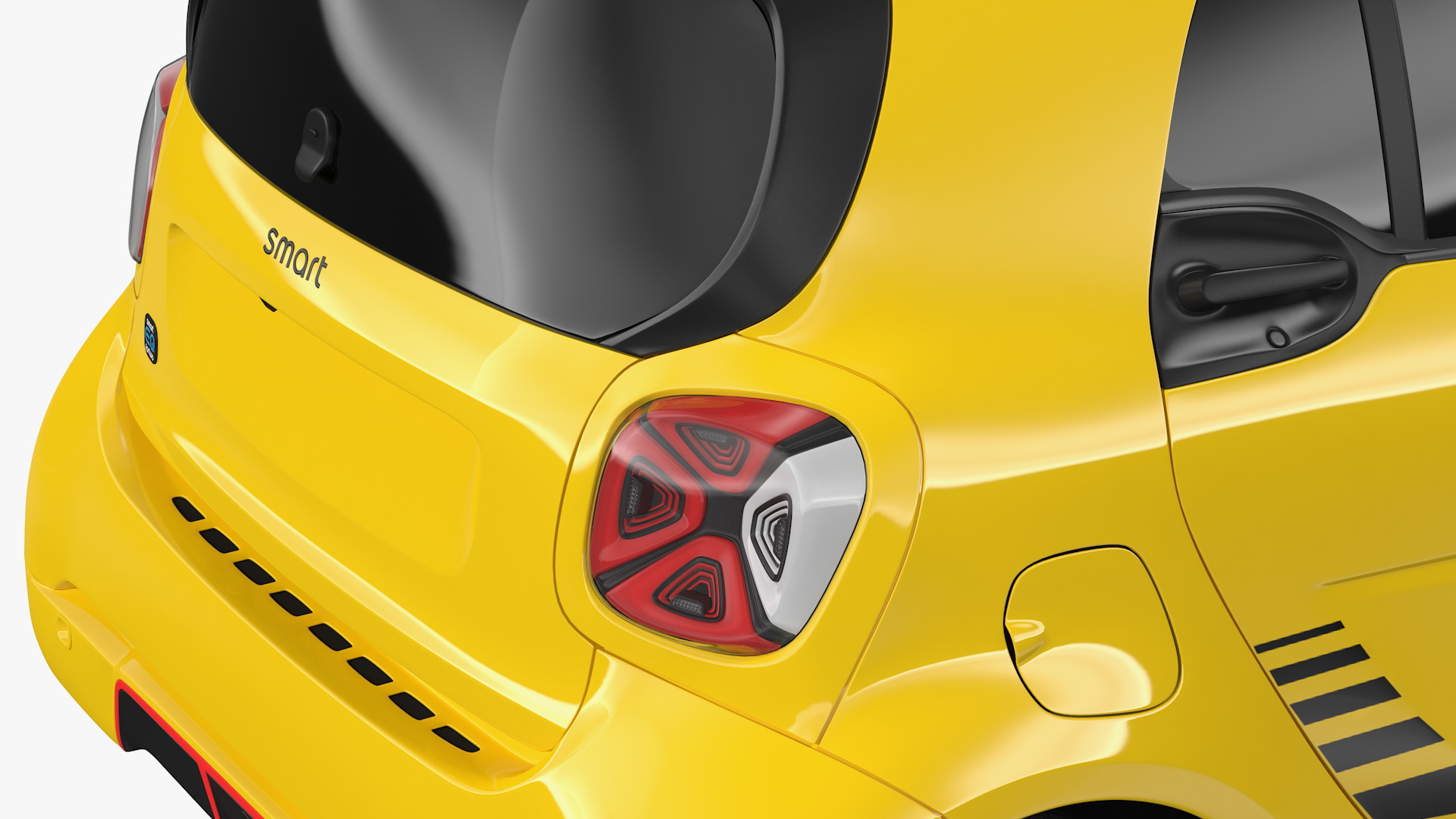 3D Smart EQ Fortwo Coupe Electric Simple Interior
