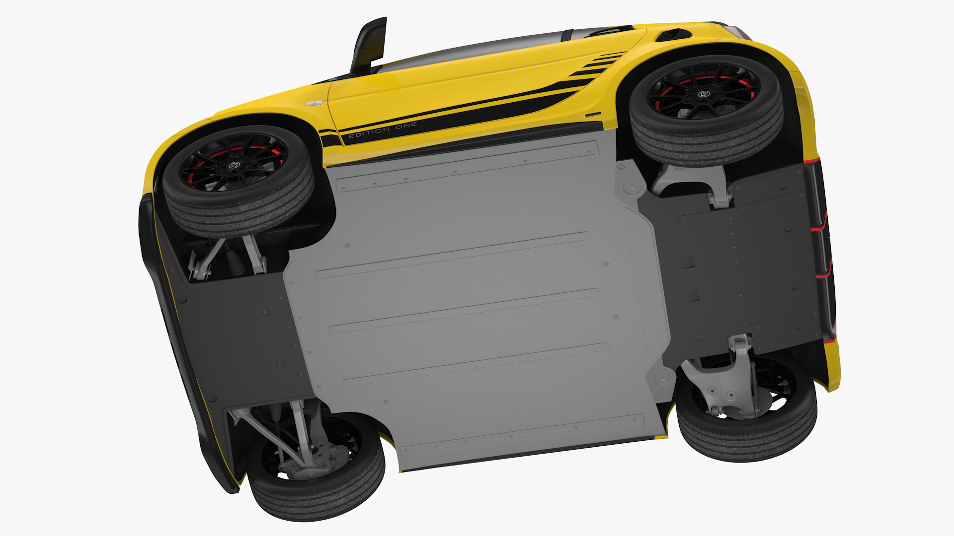 3D Smart EQ Fortwo Coupe Electric Simple Interior