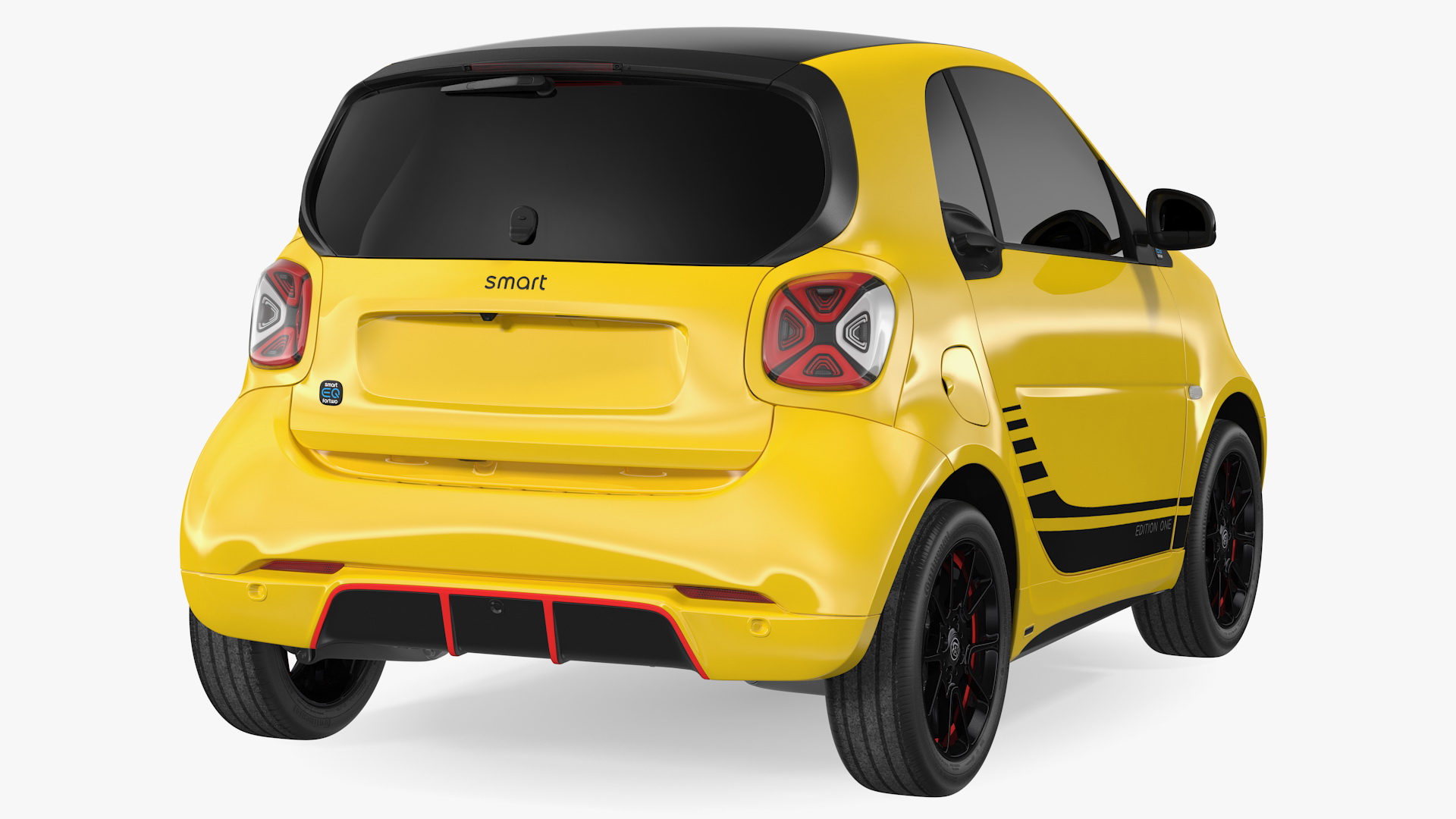 3D Smart EQ Fortwo Coupe Electric Simple Interior