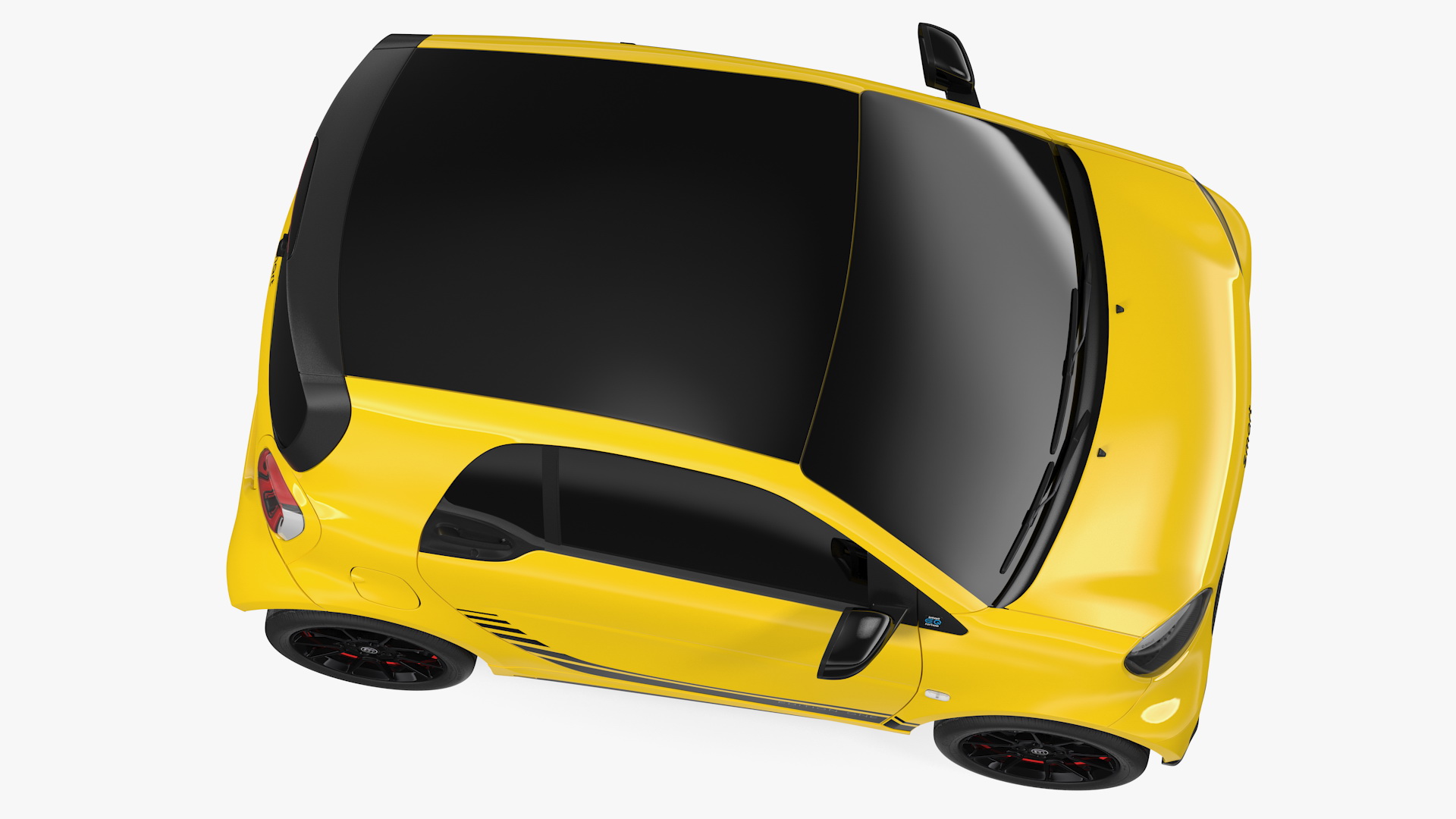 3D Smart EQ Fortwo Coupe Electric Simple Interior
