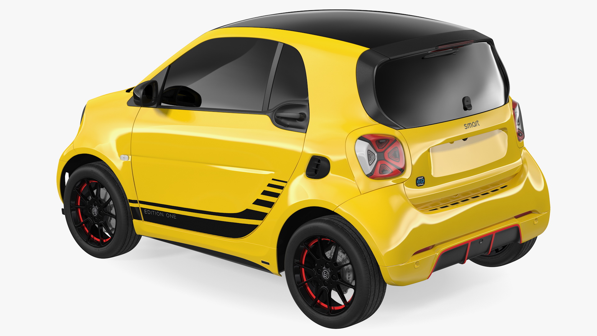 3D Smart EQ Fortwo Coupe Electric Simple Interior