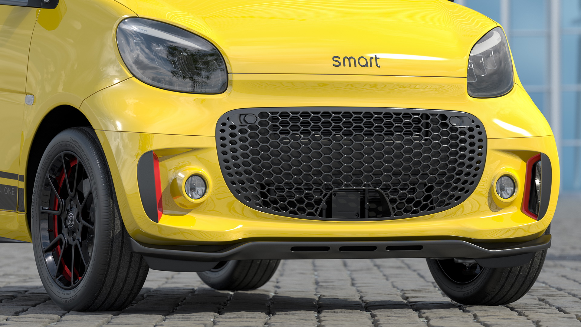 3D Smart EQ Fortwo Coupe Electric Simple Interior