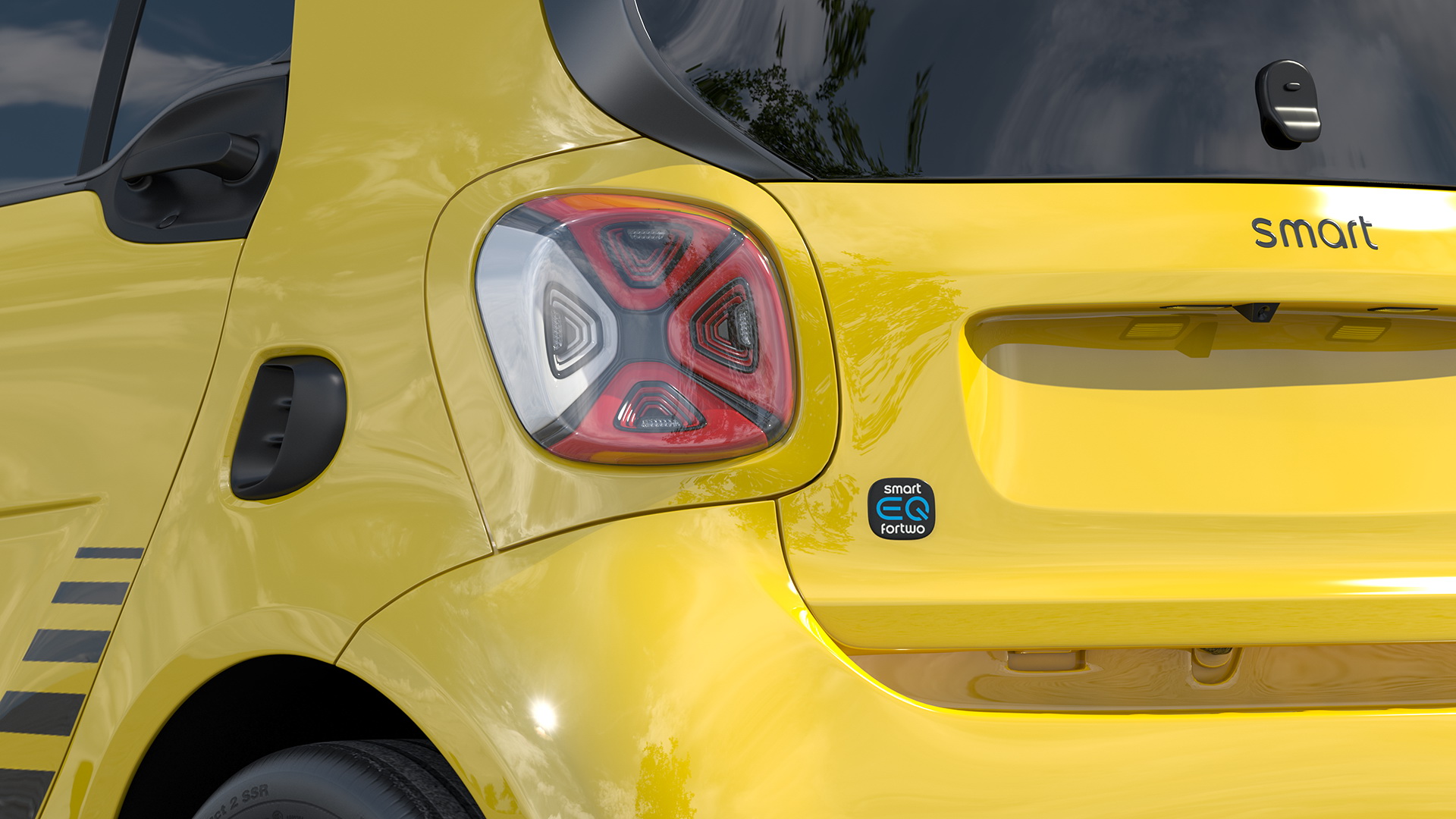 3D Smart EQ Fortwo Coupe Electric Simple Interior