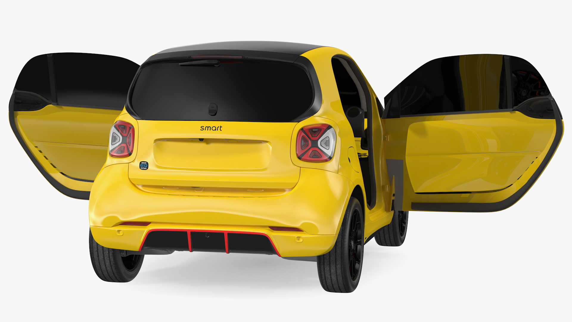 3D Smart EQ Fortwo Coupe Electric Simple Interior