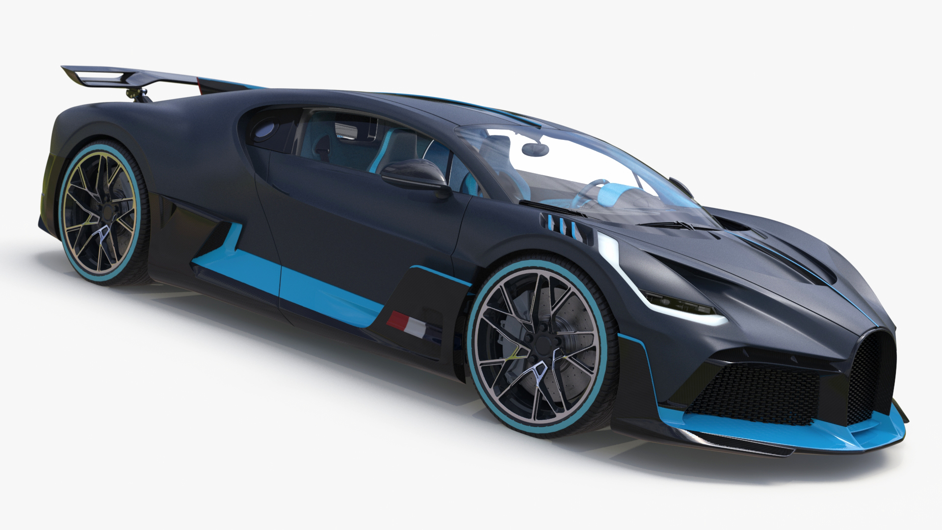 Exotic Performance Coupe Grey 3D model