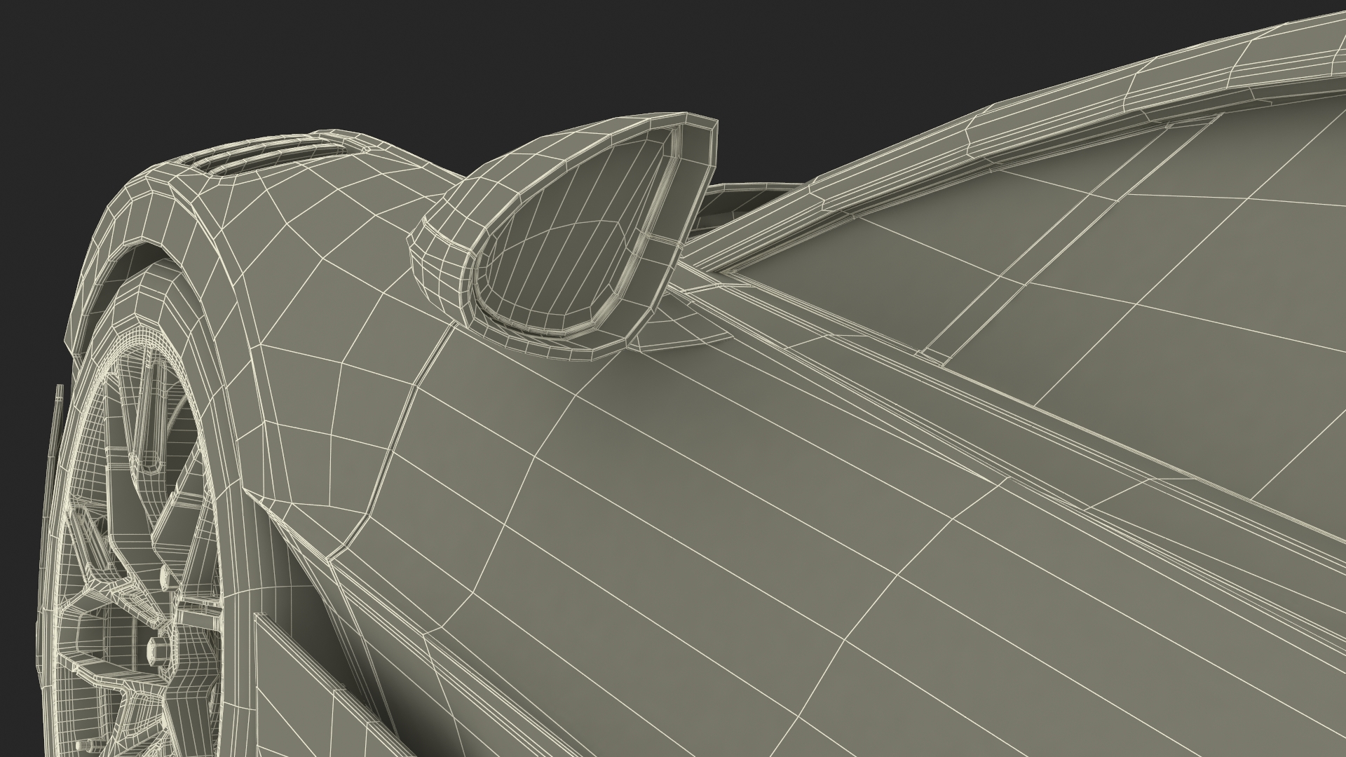 Exotic Performance Coupe Grey 3D model