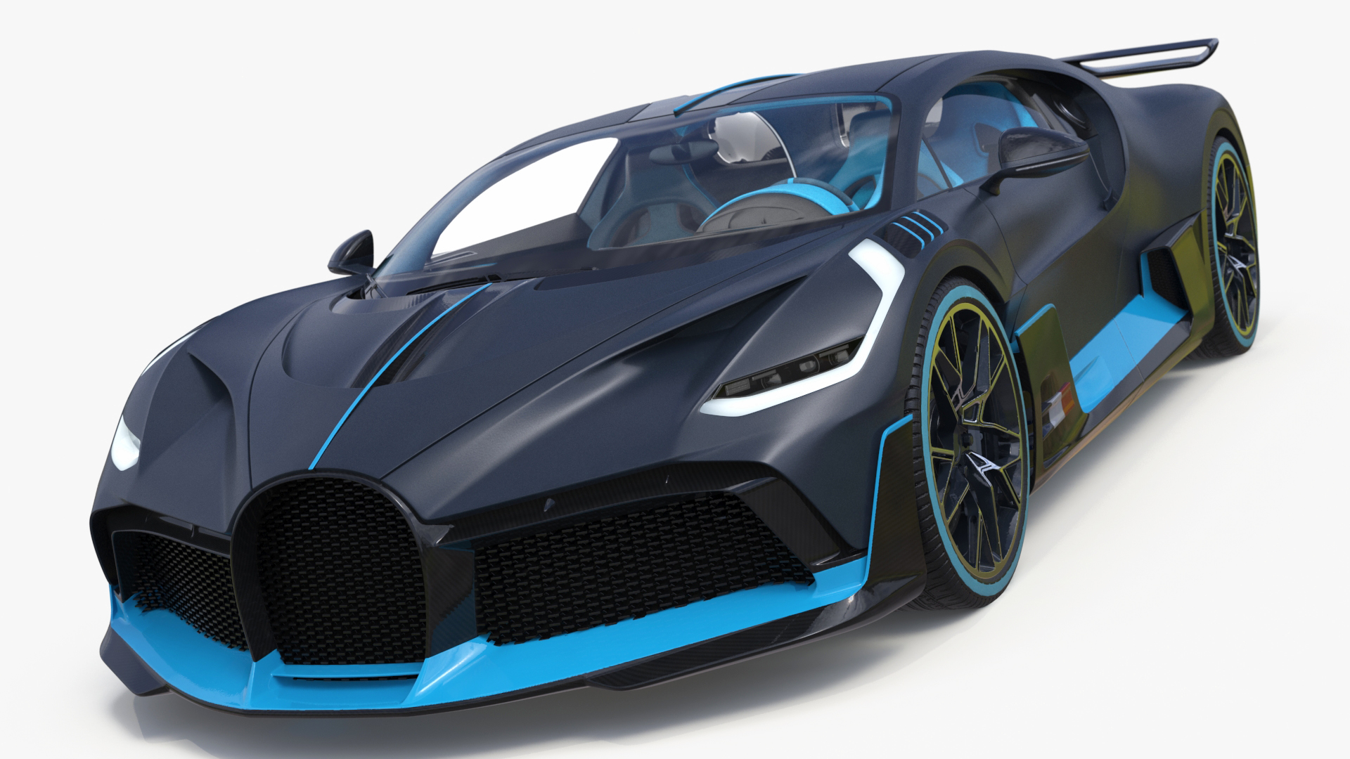 Exotic Performance Coupe Grey 3D model