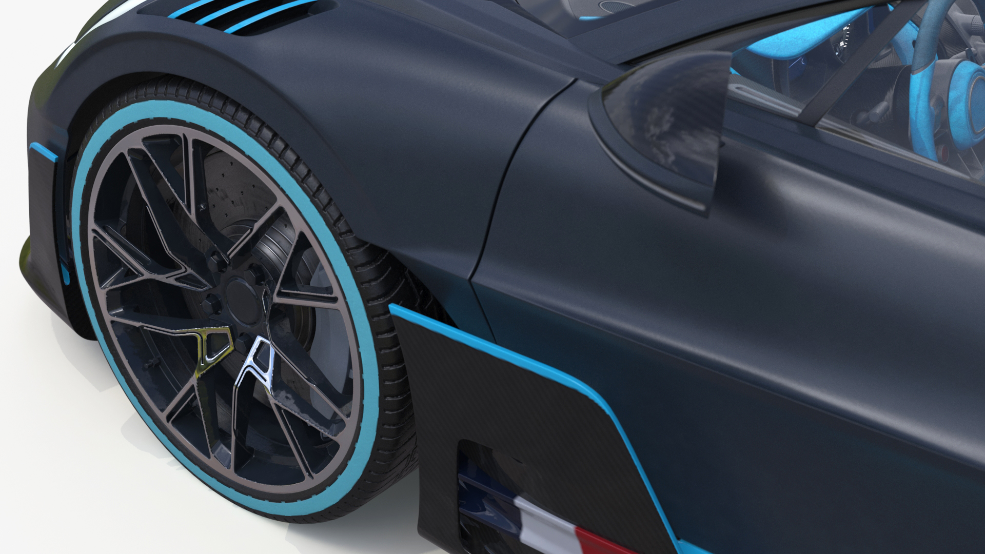 Exotic Performance Coupe Grey 3D model