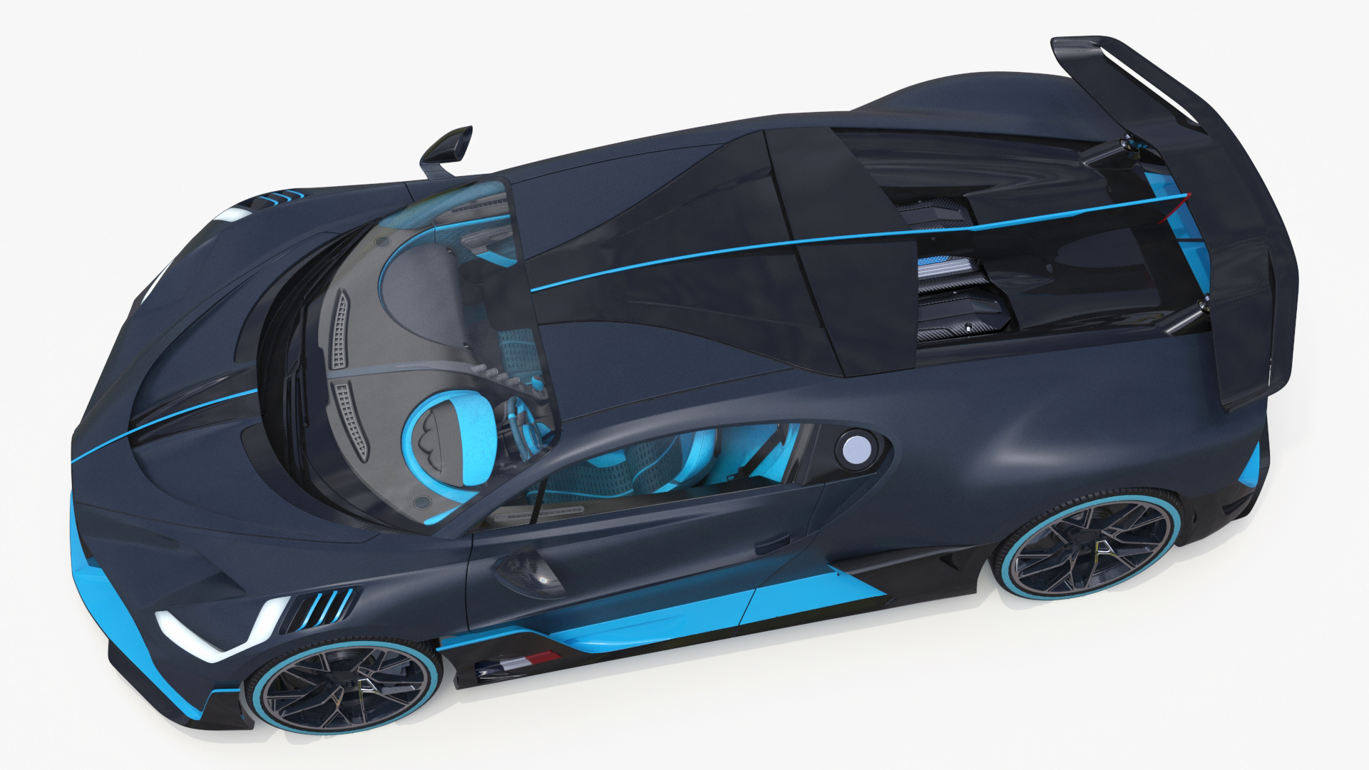 Exotic Performance Coupe Grey 3D model