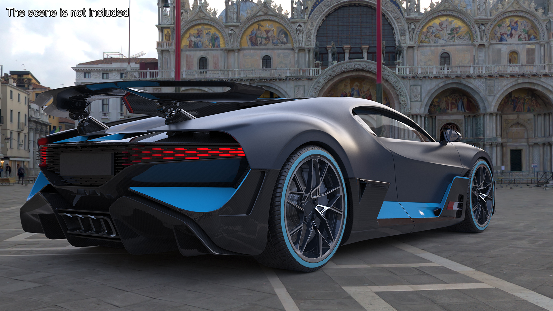 Exotic Performance Coupe Grey 3D model