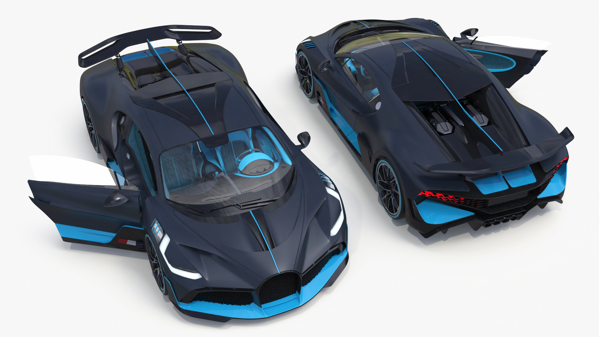 Exotic Performance Coupe Grey 3D model