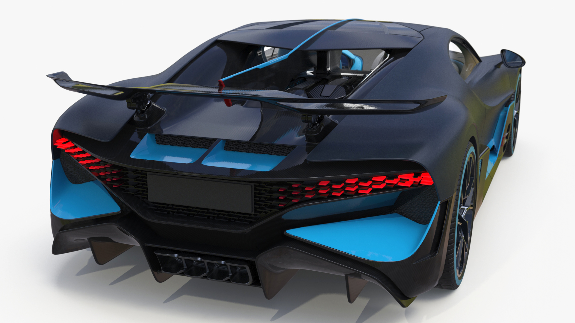 Exotic Performance Coupe Grey 3D model