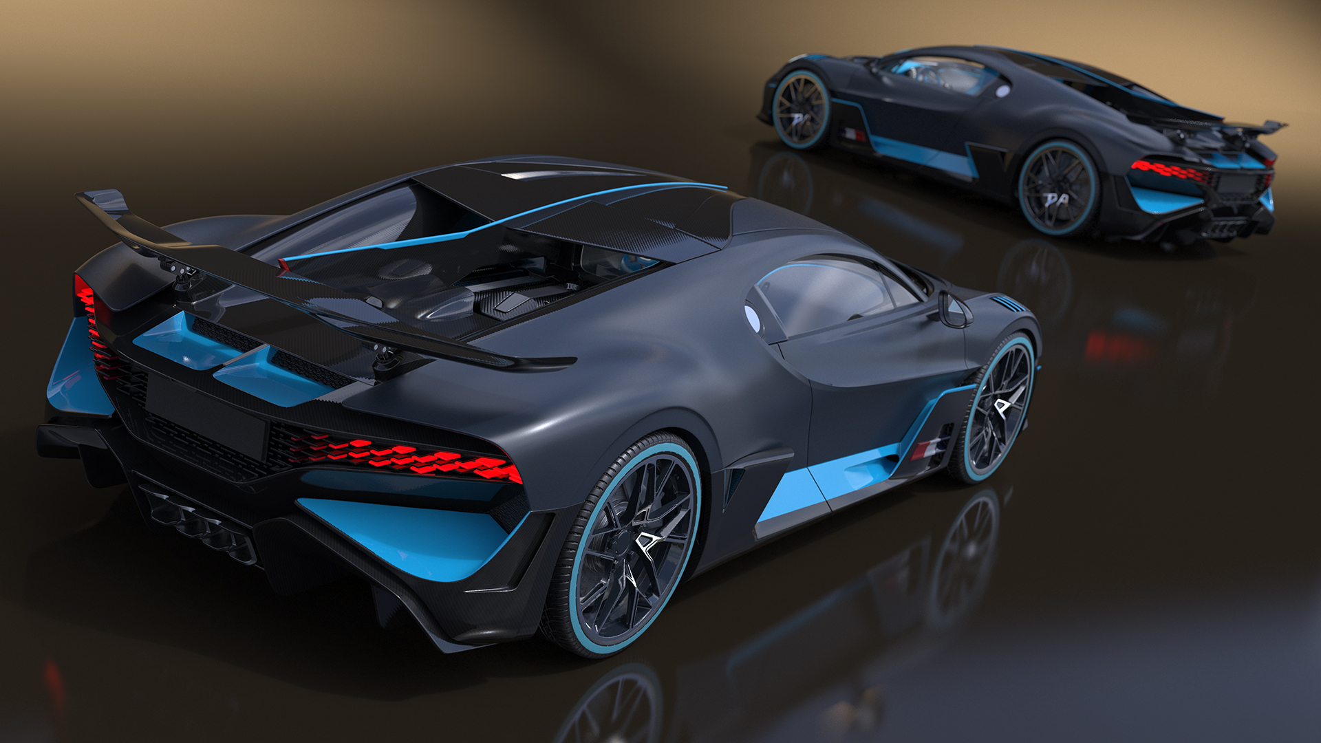 Exotic Performance Coupe Grey 3D model