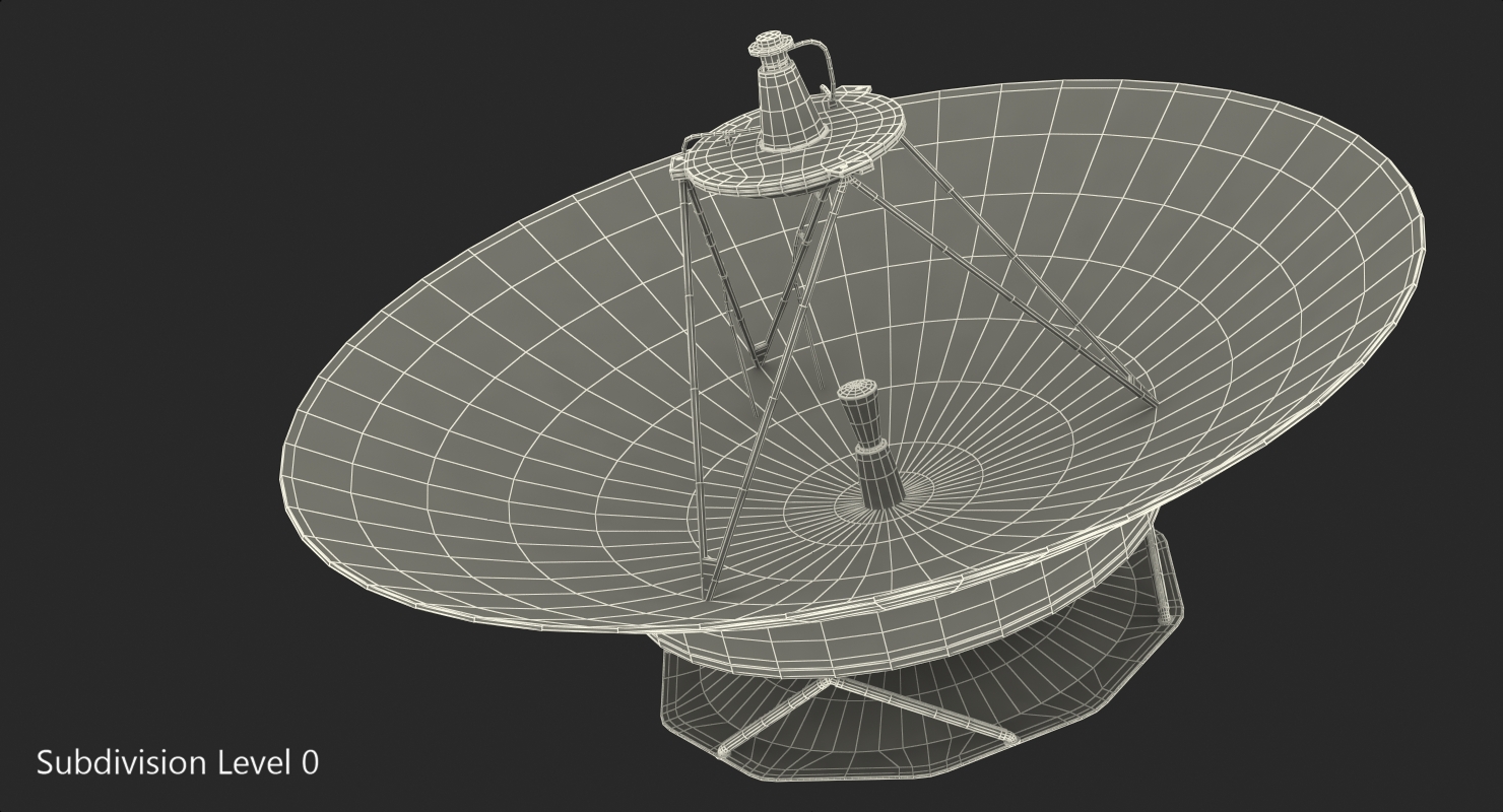 Parabolic Antenna 3D