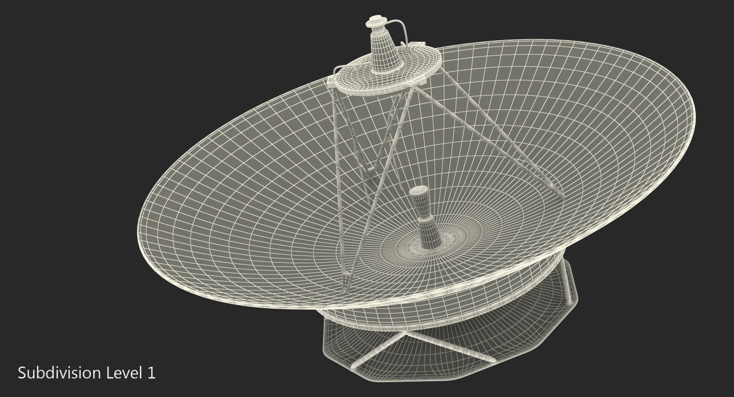 Parabolic Antenna 3D