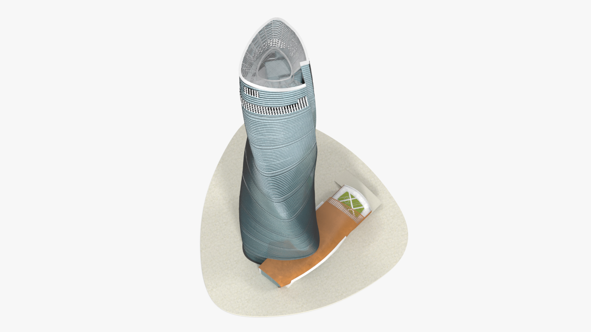 3D model Shanghai Tower Chinas Tallest Skyscraper