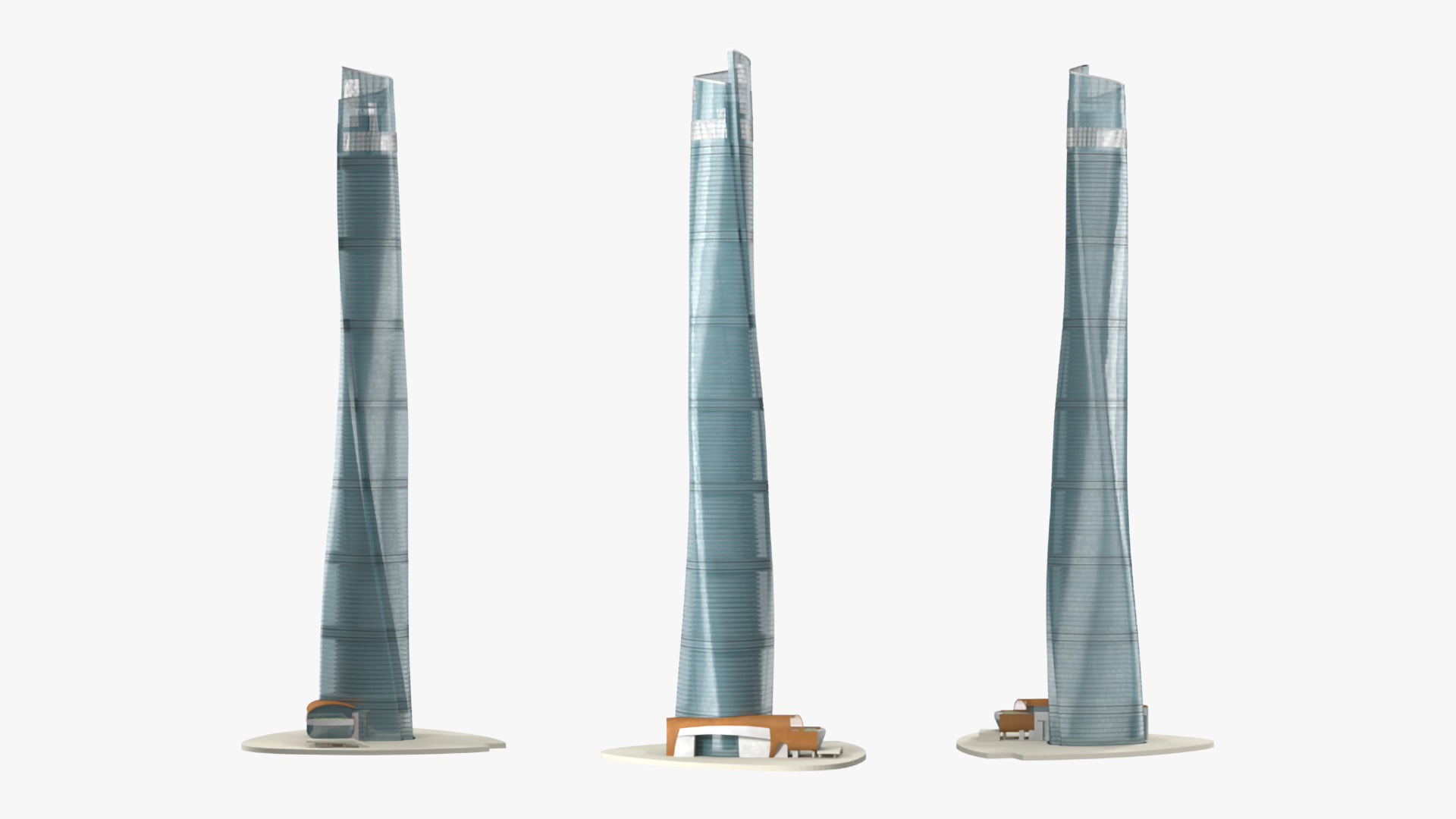 3D model Shanghai Tower Chinas Tallest Skyscraper