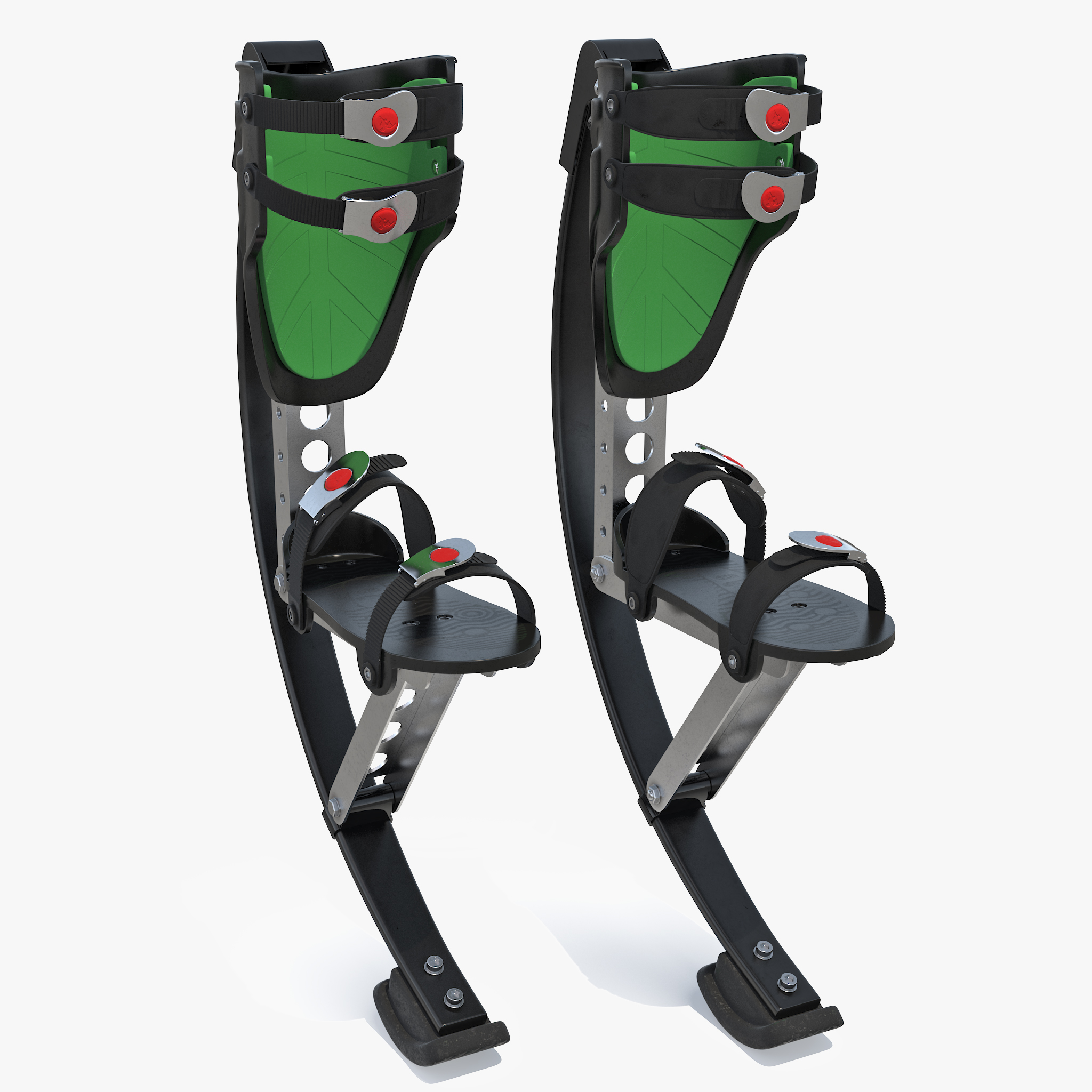 Stilts 3D Model, view 3