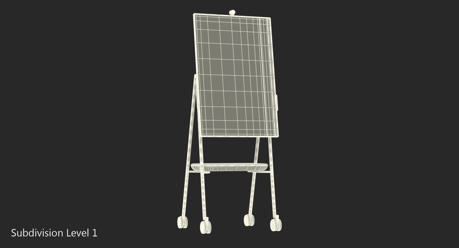 Smart Board Surface Hub 2 Rigged 3D