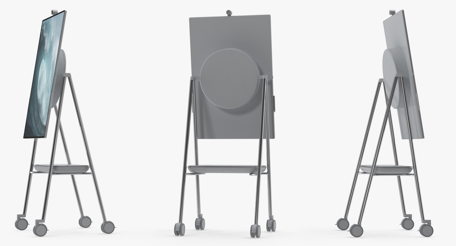 Smart Board Surface Hub 2 Rigged 3D