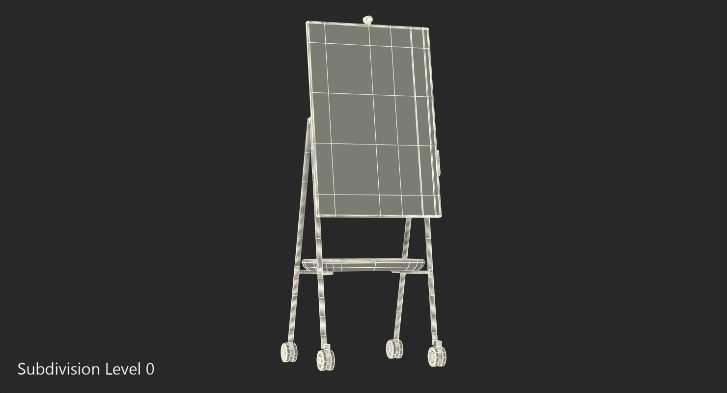 Smart Board Surface Hub 2 Rigged 3D
